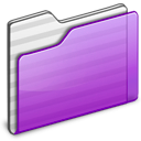 Folder purple icon